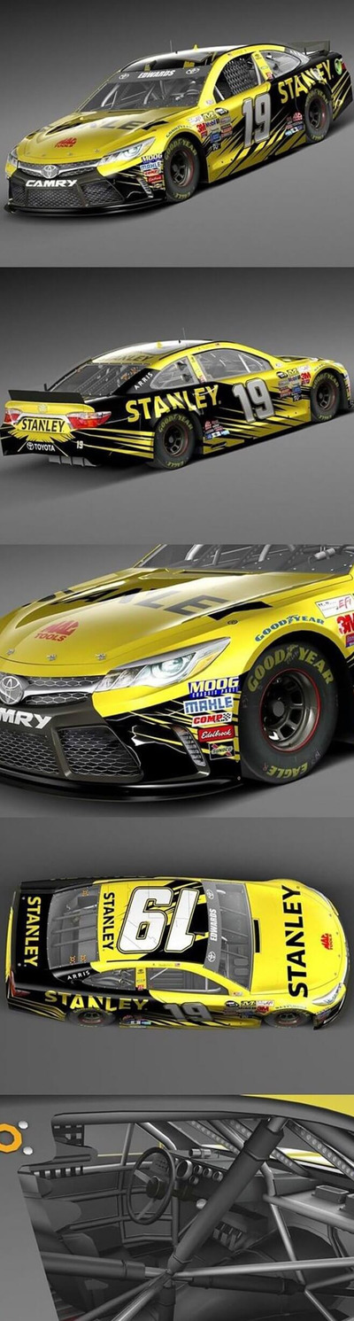 丰田 Camry Stanley 2015 Nascar  赛车3D模型下载 (MAX,3DS,FBX,OBJ,C4D,LWO,TEX)
