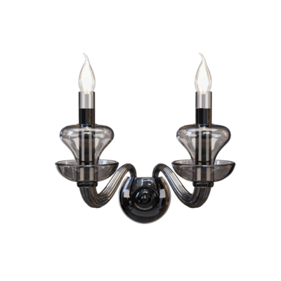 Newport黑色玻璃壁灯3D模型（OBJ,FBX,MAX）