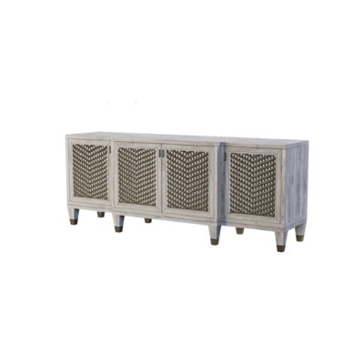 Jon Richard经典灰色木质储物柜3D模型（OBJ,FBX,MAX）