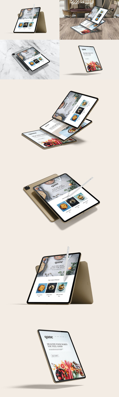 平板电脑Pro屏幕设备模型Vol.3 (PSD)