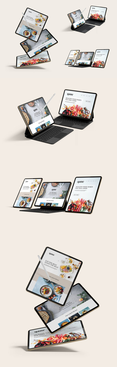 苹果iPad Pro设备屏幕样机 (PSD)