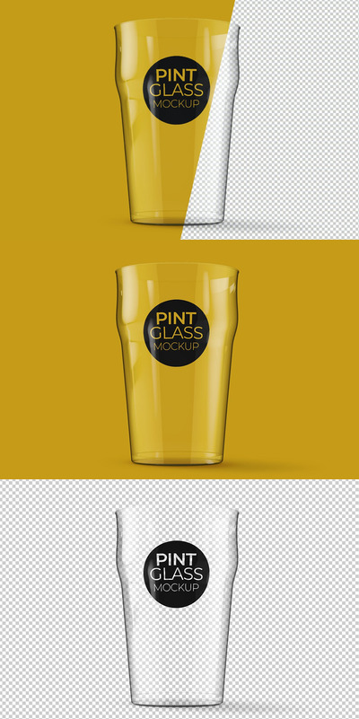 高端玻璃杯产品模型(PSD)