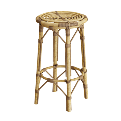 柳条编制吧椅3D模型（OBJ,FBX,MAX）