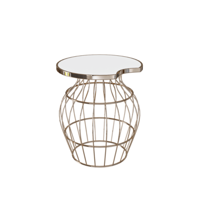 Sienna金属底座圆形大理石台面茶几3D模型（OBJ,FBX,MAX）