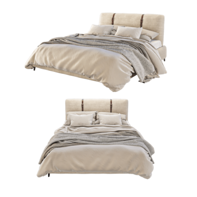 Legami米色软垫床3D模型（OBJ,FBX,MAX）