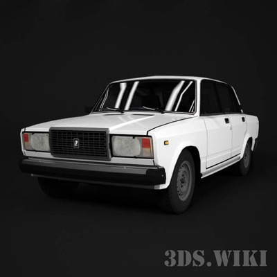 VAZ 2107汽车3D模型（OBJ,MAX）