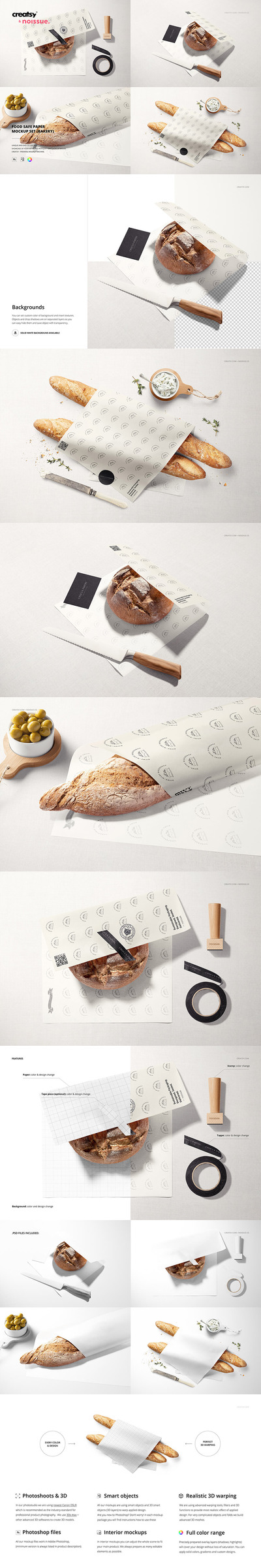 面包食品安全纸样机套装[1.09GB]