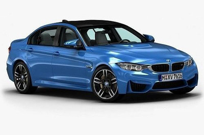 宝马 m3 2015 3D汽车模型 (FBX,OBJ,MAX)