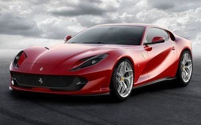 法拉利 812 Superfast 3D汽车模型 (FBX,OBJ,MAX)