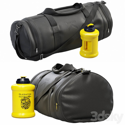 Outshock黑色运动包3D模型（OBJ,FBX,MAX）