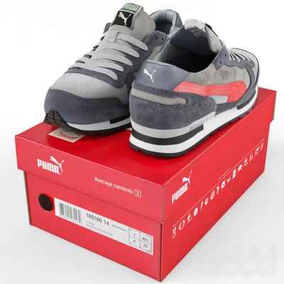 彪马运动鞋3D模型（OBJ,FBX,MAX）