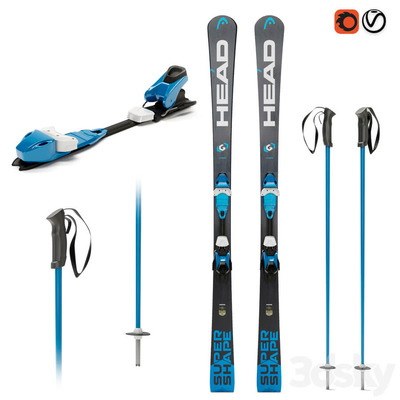 滑雪工具3D模型（OBJ,FBX,MAX）