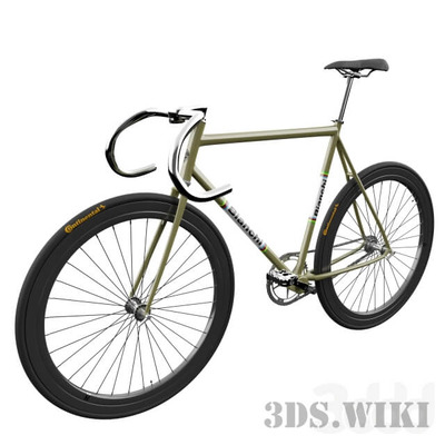 Bianchi自行车3D模型（OBJ,MAX）
