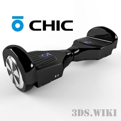 Chic平衡车3D模型（OBJ,MAX）