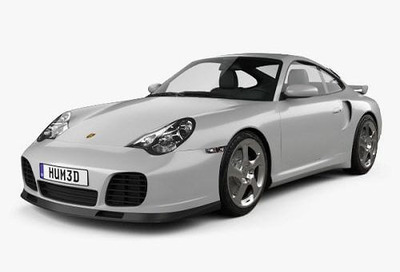 保时捷 911 Turbo Coupe (996) 2000 3D汽车模型 (FBX,OBJ,MAX)