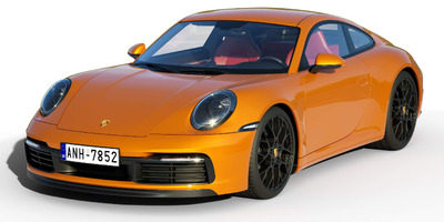 保时捷 911 Carrera S 2019  3D汽车模型 (FBX,OBJ,MAX)