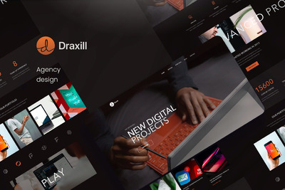 运费代理网页PSD 模板 (PSD)