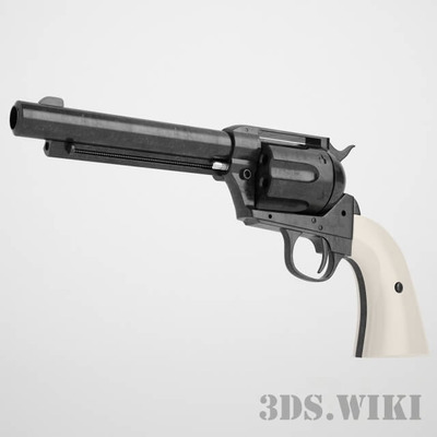 Colt Peacemaker SAA CO2左轮手枪3D模型（FBX,MAX）