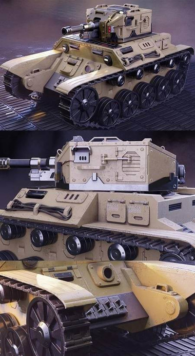 坦克3D模型（OBJ,FBX,MAX）