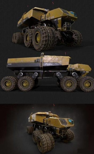 沙漠赛跑者3D模型（OBJ,FBX,MAX）