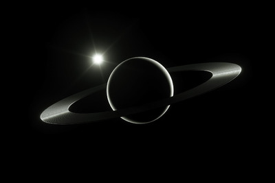 酷炫光环抽象3D渲染背景 (JPG)