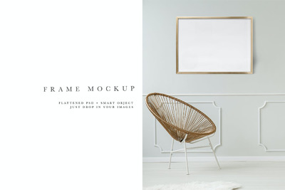 现代金色室内框架模型1109 (PSD,JPG,PDF)