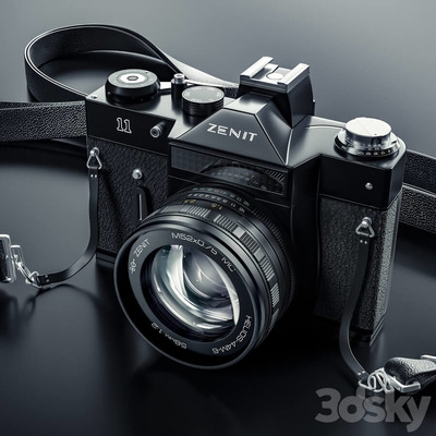Zenit 11相机3D模型（OBJ,FBX,MAX）
