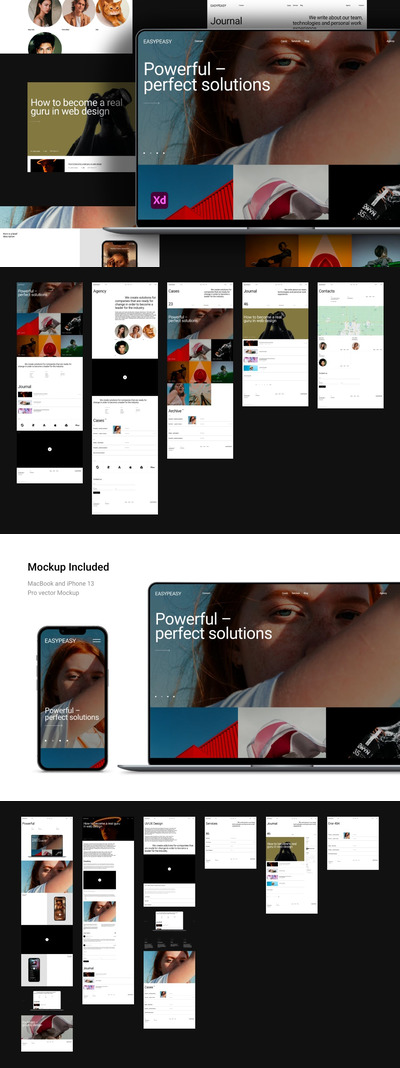 时尚高端专业的高品质UI KITS-XD