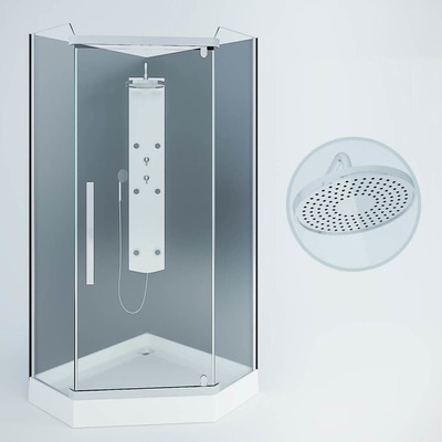 Atlantis五边形淋浴房3D模型（OBJ,FBX,MAX）