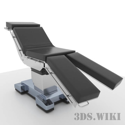 Hybase 6100平移手术床3D模型（OBJ,FBX,3DS）