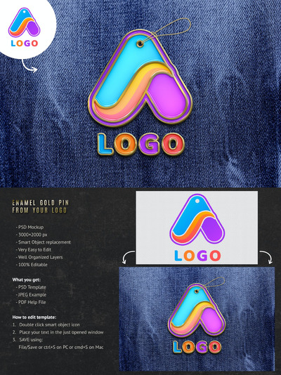 高端搪瓷logo产品模型