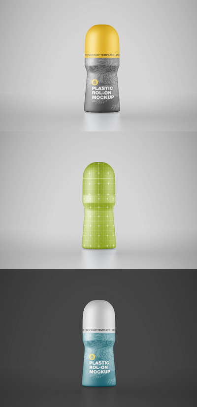 塑料质地化妆品包装模型