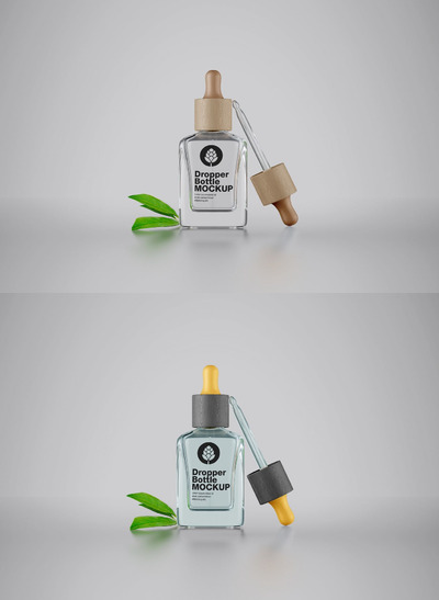 透明玻璃滴瓶模型