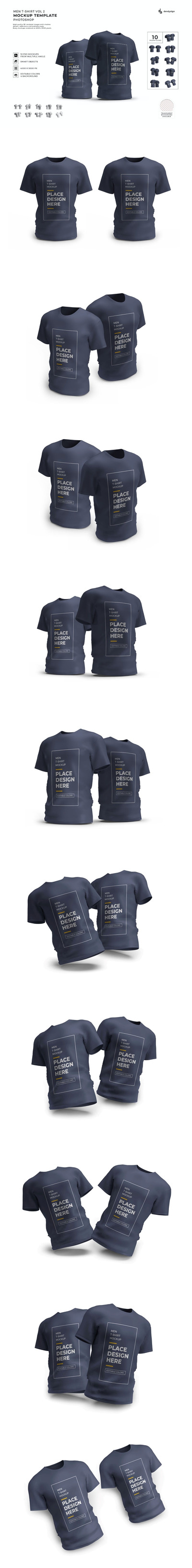 男性T恤产品样机 Vol 2