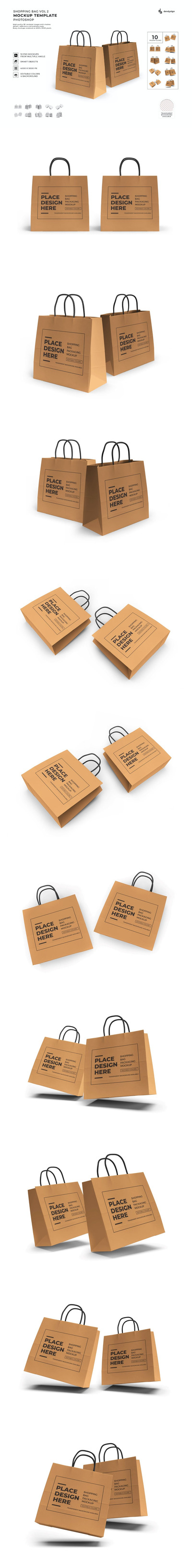 纸质环保购物袋样机Vol 2