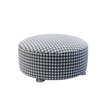 圆形布艺沙发凳3D模型（OBJ,FBX,MAX）