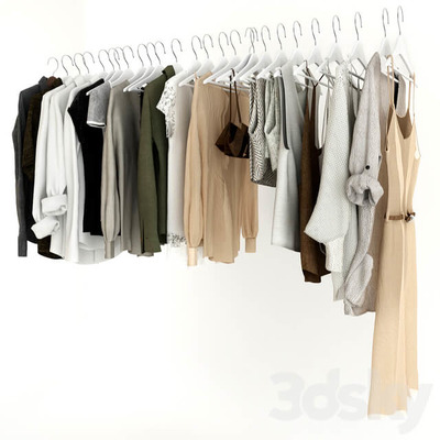服装陈列架3D模型（FBX,MAX）