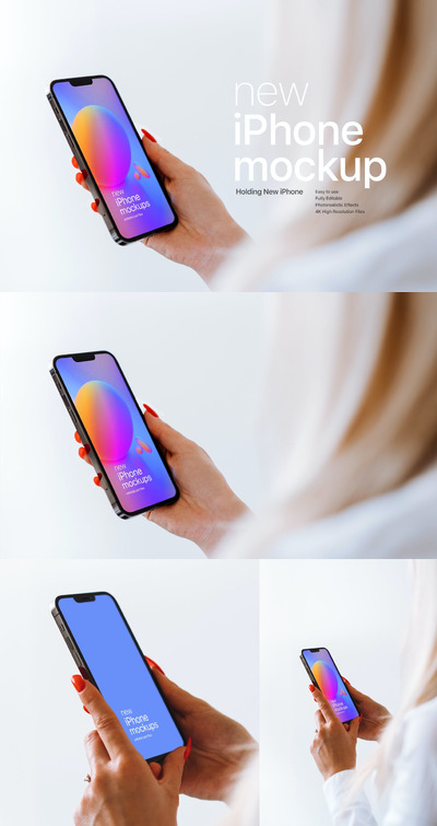高品质的iPhone APP UI样机展示模型mockups