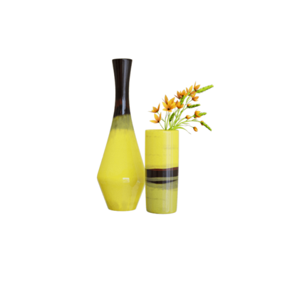 黄色装饰花瓶3D模型（OBJ,FBX,MAX）