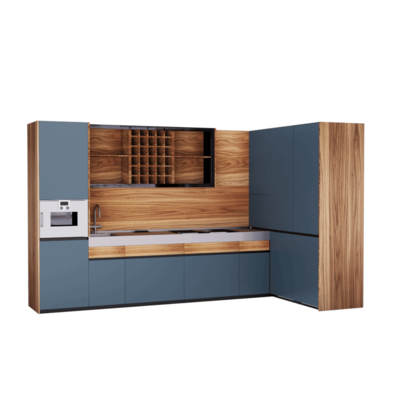 厨房整体橱柜3D模型（OBJ,FBX,MAX）