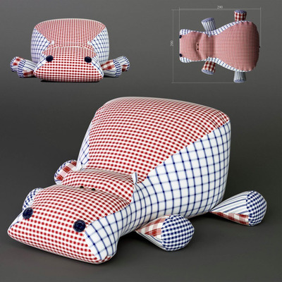 河马布偶3D模型（FBX,MAX）
