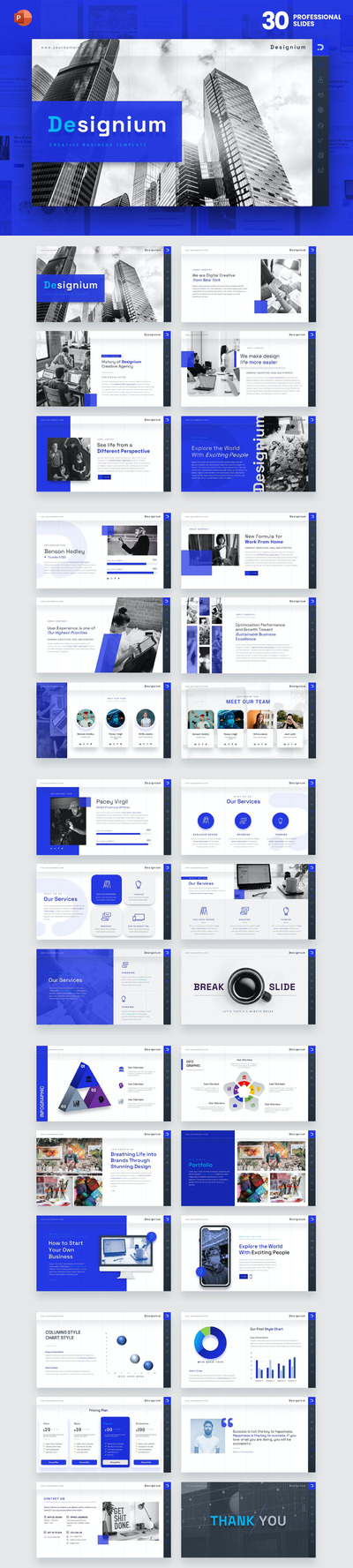 Designium - 简洁现代高端PPT模板 (PPT)
