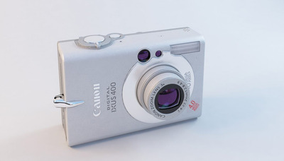 佳能 IXUS 400 数码相机3D模型免费下载 (MAX)