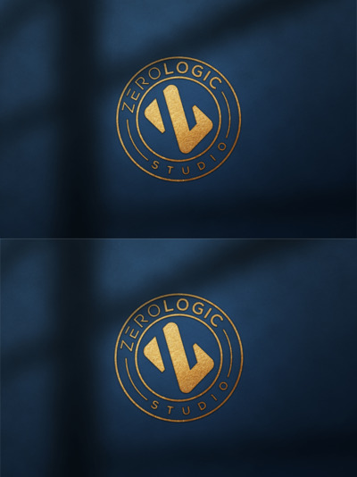 蓝色墙壁浮雕演示模型(JPG,PNG,PSD)