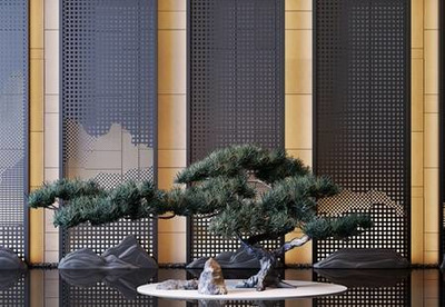 迎客松盆景3D模型（MAX）