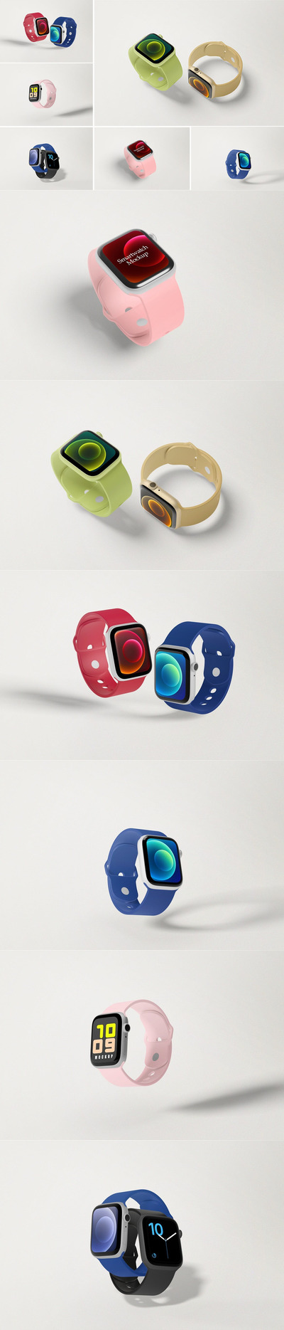 高端智能手表展示样机(PSD,PDF)