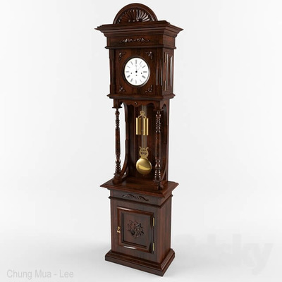 经典摆钟3D模型（FBX,MAX）