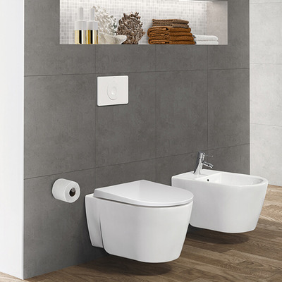 白色陶瓷悬空马桶3D模型（OBJ,FBX,MAX）