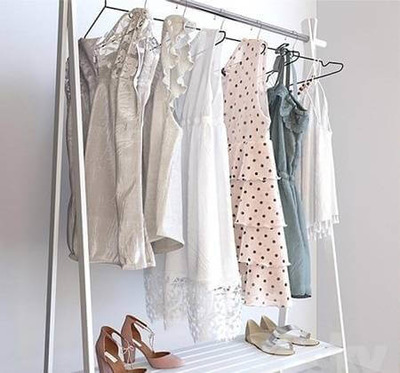 挂在衣架上的裙子3D模型（OBJ,MAX）