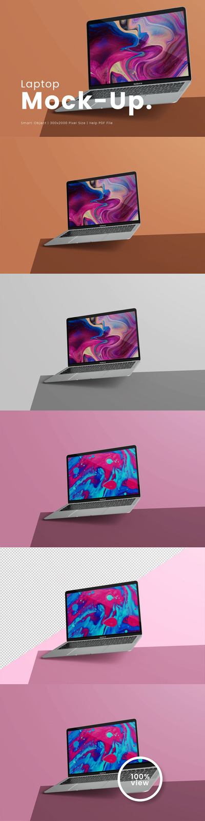 高端笔记本电脑产品样机(PSD)